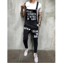 Load image into Gallery viewer, 2019 HOT New Style Men's Ripped Jeans Jumpsuits Hi Street Distressed Denim Bib Overalls For Man Suspender Pants