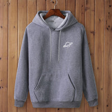 Load image into Gallery viewer, Fashion Men Planet Print Hoodie 2020 Hoodie Men Sweatshirt Clothes Sweatshirt Men Autumn Winter Solid Color Hoodie