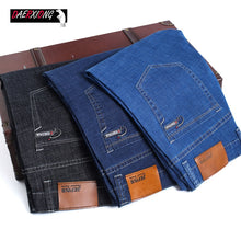 Load image into Gallery viewer, Brand 2019 Autumn New Men's Jeans Fashion Casual Business Elastic Force Jeans Straight Classic Slim Denim Pants Male Trousers