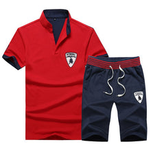 Load image into Gallery viewer, Plus Size 9XL 8XL Men's Sporting Suit Male Tracksuit Men Spring Autumn Casual Sportswear Big Size 2PC Jacket+Pants Clothing Sets