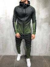 Load image into Gallery viewer, ZOGAA Men's Sportswear Two Piece Set Mens Casual Hooded Sports Wear Men's Tracksuit Training Sweat Suit Men Track Suit M-3XL