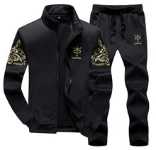 Load image into Gallery viewer, plus size M~8XL 9XL Men's Sportswear Sets Casual Tracksuit Male 2 Piece sets Sweatshirt+Pants outwear joggers sports suit men