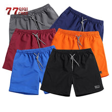 Load image into Gallery viewer, Men's Shorts Polyester Shorts for Men New 2019 Summer Solid Breathable Elastic Waist Casual Man Shorts Male Bermuda Homme