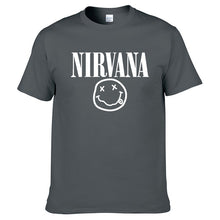Load image into Gallery viewer, Nirvana Hip Hop Men's T-Shirt Summer Rock Band Harajuku Printed T-Shirt 100% Cotton Comfortable Street Clothing Loose O-Neck Top