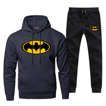 Load image into Gallery viewer, Batman Print Fashion Men's Full Suit Tracksuit Superhero Bat Man Sweatpants Hoodies For Men 2 Piece Set Fitness Warm Streetwear