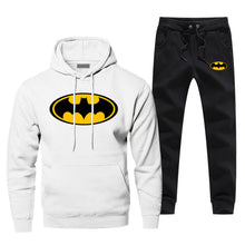 Load image into Gallery viewer, Batman Print Fashion Men's Full Suit Tracksuit Superhero Bat Man Sweatpants Hoodies For Men 2 Piece Set Fitness Warm Streetwear