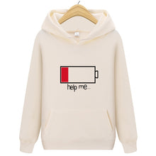 Load image into Gallery viewer, 2019 Autumn White Hoodies With Hat Men Big Pocket Street Winter Fashion Casual Hip hop Clothing Hoodie Pullover Hoody Male