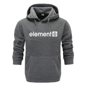 New 2019 Autumn Winter Brand Mens Hoodies Sweatshirts Men High Quality ELEMENT Letter Printing Long Sleeve Fashion Mens Hoodies