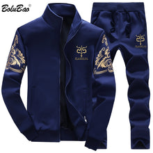 Load image into Gallery viewer, BOLUBAO Men Set 2PC Zipper Autumn Male Casual Tracksuit Men&#39;s Sets Male Sweatshirt Jacket + Pants 2 Piece Set Male
