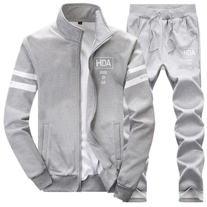 BOLUBAO Men Set 2PC Zipper Autumn Male Casual Tracksuit Men's Sets Male Sweatshirt Jacket + Pants 2 Piece Set Male