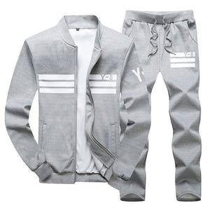 Plus Size 9XL 8XL Men's Sporting Suit Male Tracksuit Men Spring Autumn Casual Sportswear Big Size 2PC Jacket+Pants Clothing Sets