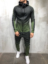 Load image into Gallery viewer, ZOGAA Men&#39;s Sportswear Two Piece Set Mens Casual Hooded Sports Wear Men&#39;s Tracksuit Training Sweat Suit Men Track Suit M-3XL
