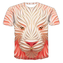 Load image into Gallery viewer, 2020 New 3D Wolf Head Cool Men&#39;s T-Shirt Funny animal fashion unisex casual t-shirt Summer street quick-drying fashion t-shirt
