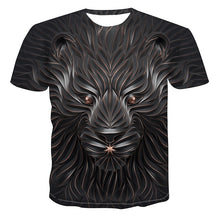 Load image into Gallery viewer, 2020 New 3D Wolf Head Cool Men&#39;s T-Shirt Funny animal fashion unisex casual t-shirt Summer street quick-drying fashion t-shirt
