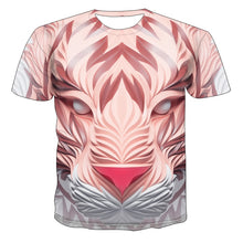 Load image into Gallery viewer, 2020 New 3D Wolf Head Cool Men&#39;s T-Shirt Funny animal fashion unisex casual t-shirt Summer street quick-drying fashion t-shirt
