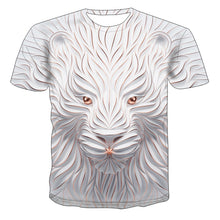 Load image into Gallery viewer, 2020 New 3D Wolf Head Cool Men&#39;s T-Shirt Funny animal fashion unisex casual t-shirt Summer street quick-drying fashion t-shirt
