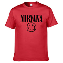 Load image into Gallery viewer, Nirvana Hip Hop Men&#39;s T-Shirt Summer Rock Band Harajuku Printed T-Shirt 100% Cotton Comfortable Street Clothing Loose O-Neck Top
