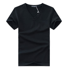 Load image into Gallery viewer, Short Sleeve T Shirt Men&#39;s Tops Tees V Neck Short Sleeve Slim Fit T-shirt Men Casual Summer Tshirt Camisetas Plus Size S-5XL
