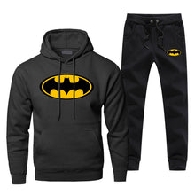 Load image into Gallery viewer, Batman Print Fashion Men&#39;s Full Suit Tracksuit Superhero Bat Man Sweatpants Hoodies For Men 2 Piece Set Fitness Warm Streetwear
