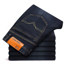 Load image into Gallery viewer, VOMINT Men&#39;s Jenas Business Classic Leisure Basic styles men Jeans Straight pants High Quality Hot Sale Plus Size 40 (No Belt)
