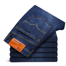 Load image into Gallery viewer, VOMINT Men&#39;s Jenas Business Classic Leisure Basic styles men Jeans Straight pants High Quality Hot Sale Plus Size 40 (No Belt)
