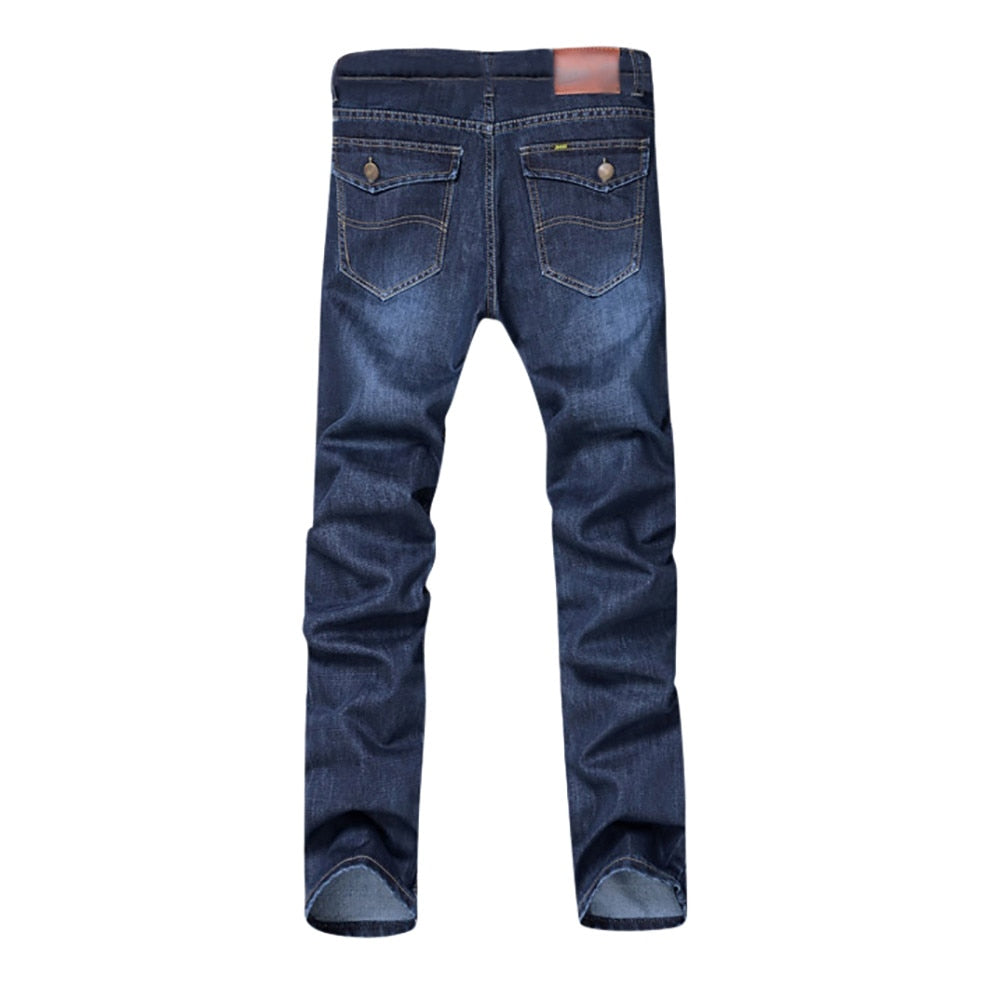 Men's Casual Autumn Denim Cotton Hip Hop Loose Work Long Trousers Jeans Denim Pants Loose Fit Trousers Brand Menswear худи 8.21