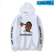 Load image into Gallery viewer, YoungBoy Never Broke Again Hip hop hoodie men /women Cotton Spring Autumn Male Hoodies Sweatshirts Printed Casual  hoodie
