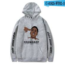 Load image into Gallery viewer, YoungBoy Never Broke Again Hip hop hoodie men /women Cotton Spring Autumn Male Hoodies Sweatshirts Printed Casual  hoodie
