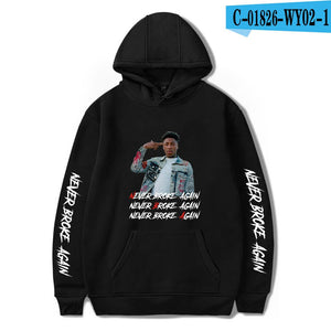 YoungBoy Never Broke Again Hip hop hoodie men /women Cotton Spring Autumn Male Hoodies Sweatshirts Printed Casual  hoodie