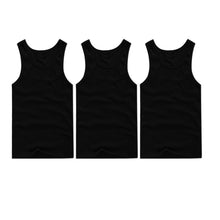 Load image into Gallery viewer, 3pcs/lot Men&#39;s Top Underwear Cotton Mens Sleeveless Muscle Vest Undershirts O-Neck Gymclothing Asian size Men Under shirt
