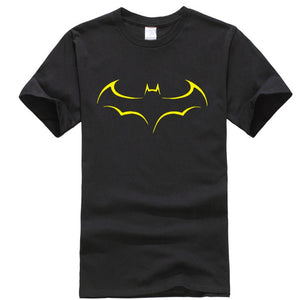 Men's Casual High Quality 100% Cotton Funny Batman Print T-Shirt Short Sleeve Men's T-Shirt Cool T-Shirt Men funny t shirts