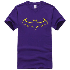 Men's Casual High Quality 100% Cotton Funny Batman Print T-Shirt Short Sleeve Men's T-Shirt Cool T-Shirt Men funny t shirts