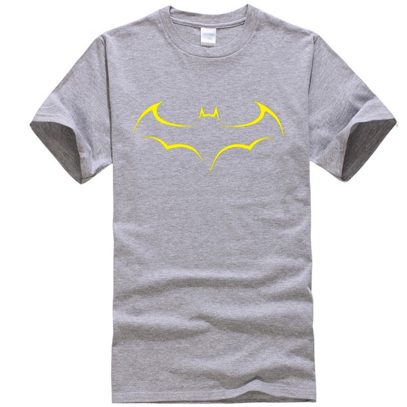 Men's Casual High Quality 100% Cotton Funny Batman Print T-Shirt Short Sleeve Men's T-Shirt Cool T-Shirt Men funny t shirts