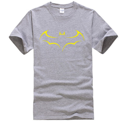 Men's Casual High Quality 100% Cotton Funny Batman Print T-Shirt Short Sleeve Men's T-Shirt Cool T-Shirt Men funny t shirts