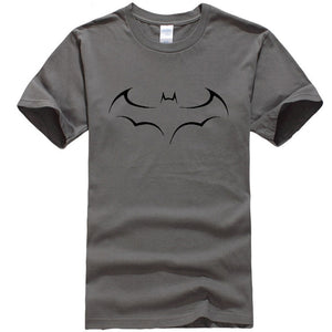 Men's Casual High Quality 100% Cotton Funny Batman Print T-Shirt Short Sleeve Men's T-Shirt Cool T-Shirt Men funny t shirts