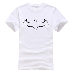 Men's Casual High Quality 100% Cotton Funny Batman Print T-Shirt Short Sleeve Men's T-Shirt Cool T-Shirt Men funny t shirts