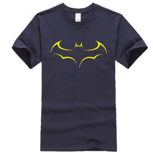 Men's Casual High Quality 100% Cotton Funny Batman Print T-Shirt Short Sleeve Men's T-Shirt Cool T-Shirt Men funny t shirts