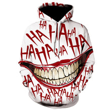 Load image into Gallery viewer, Novelty clown 3d hoodie Men Joker Poker men hoodies sweatshirts Funny sweatshirt  Hip Hop Mens Clothes hoodies men 2019 Tops
