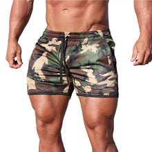 Load image into Gallery viewer, Summer new fitness shorts Fashion Breathable quick-drying gyms Bodybuilding Joggers shorts Slim fit shorts camouflage Sweatpants
